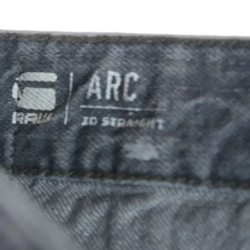 G-Star Raw Arc 3d Slim Cuffed Jeans Shorts Faded Gray 100% Cotton Men’s Sz 36 - Picture 4 of 10